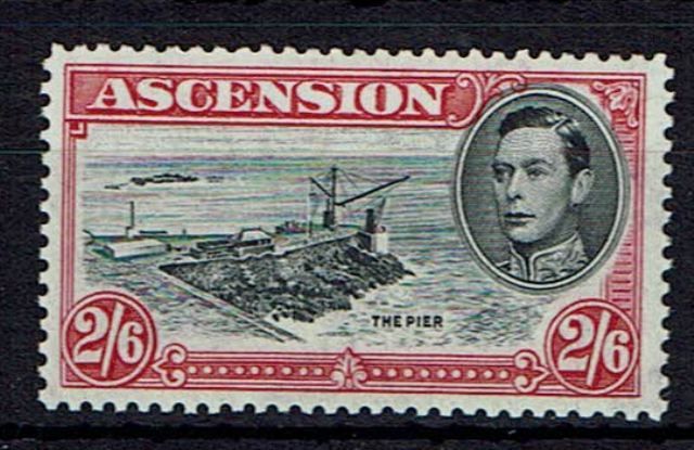 Image of Ascension SG 45ca LMM British Commonwealth Stamp